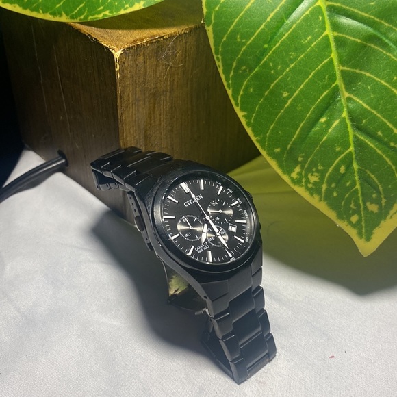 Mens Citizen Quartz Mens Watch, black Stainless Steel, Classic - Picture 6 of 13